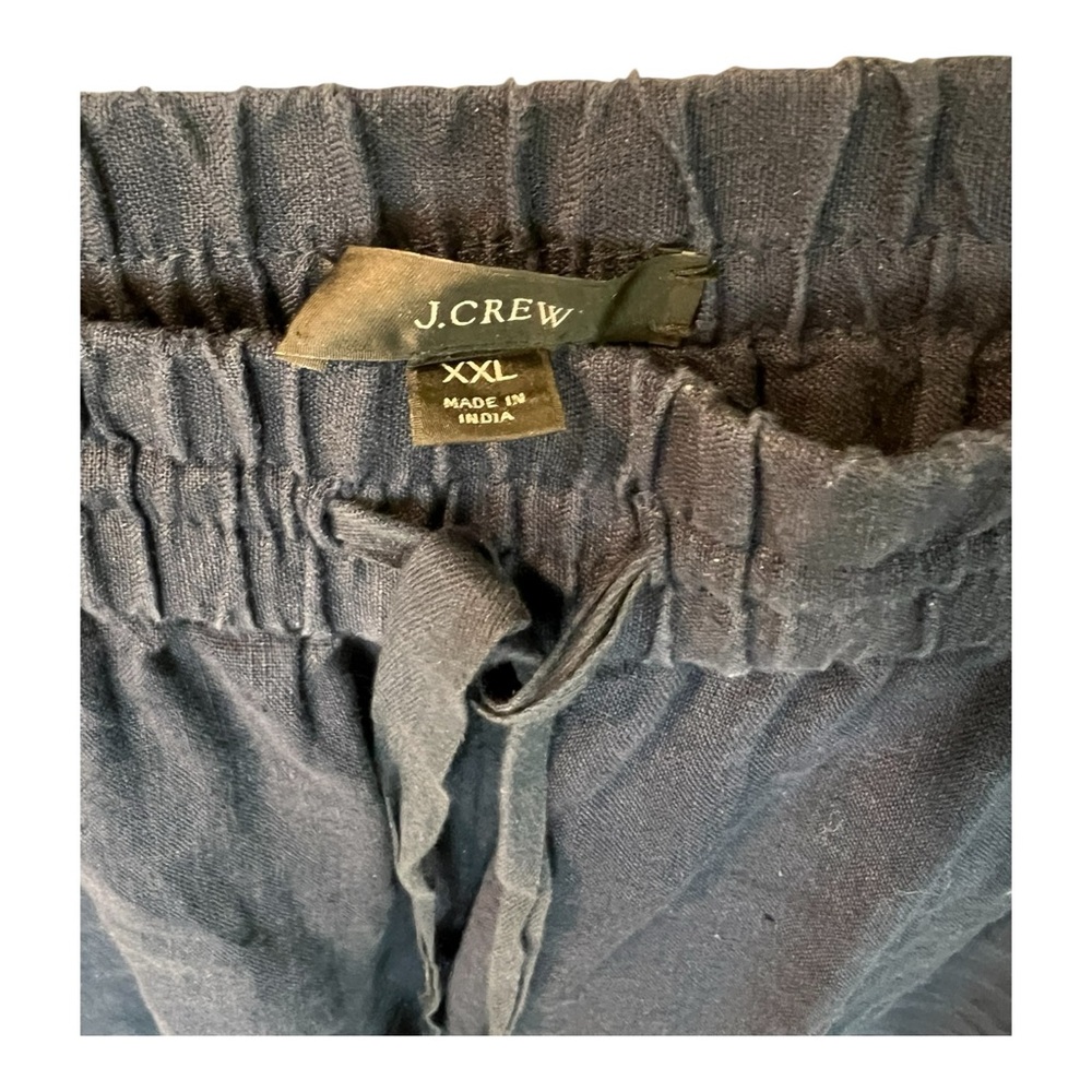 Women’s J. Crew Dark Blue Drawstring Pants XXL - Picture 2 of 4